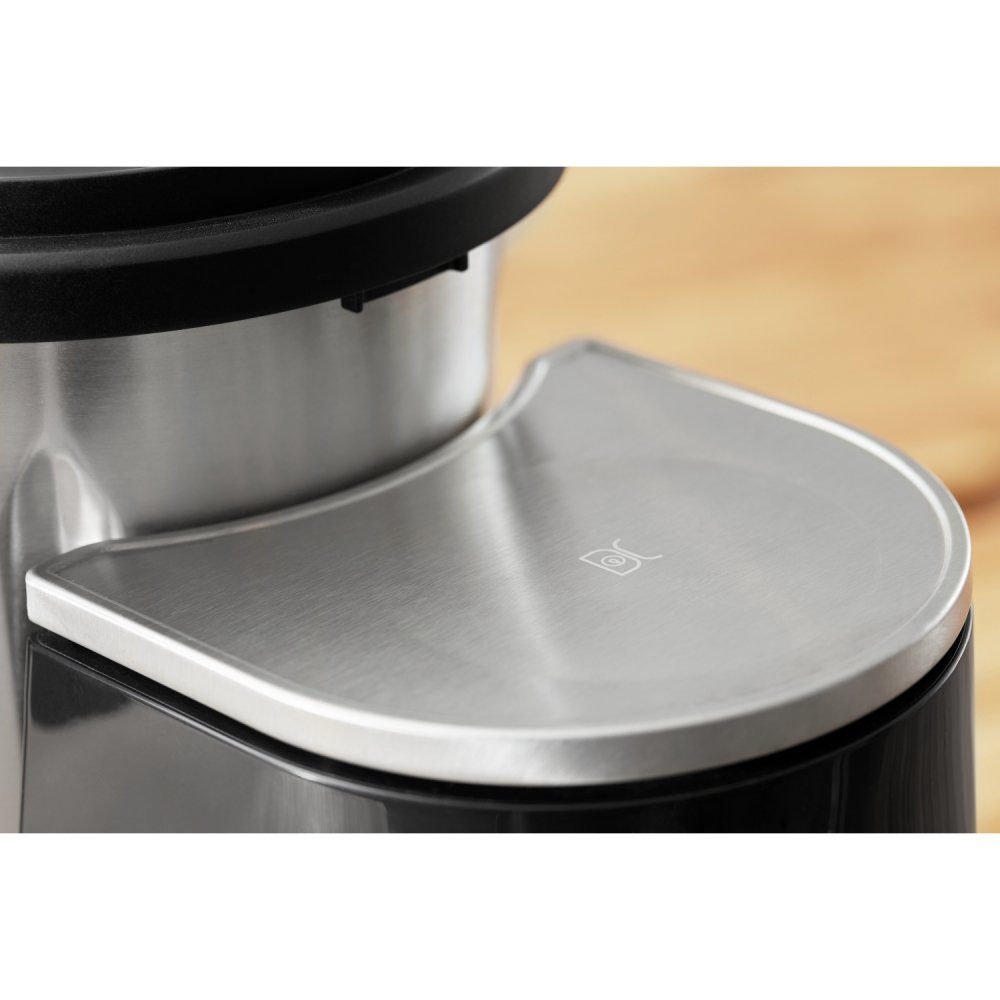 Moulinex Küchenmaschine mit Kochfunktion HF 4568 Click Chef - Multikocher Schwarz/Edelstahl