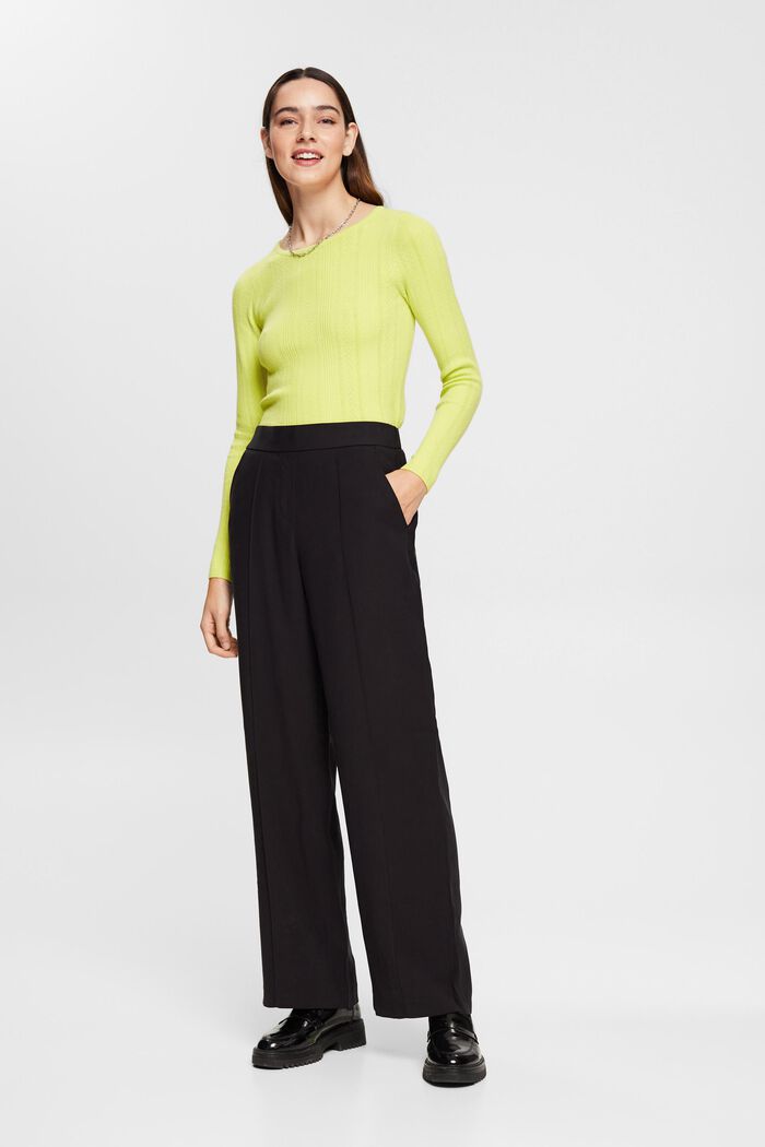 Pullover im Ajour-Stil