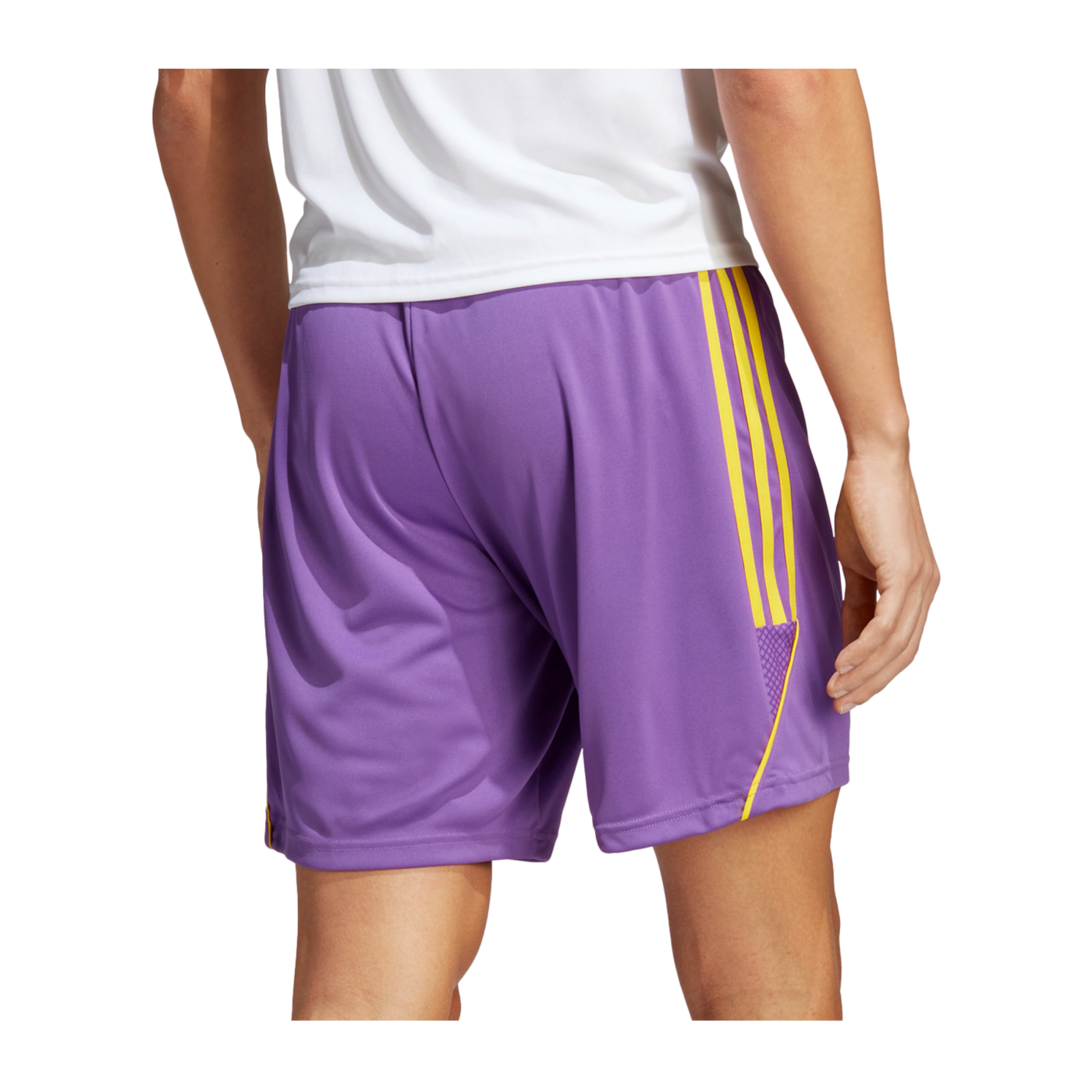 adidas Tiro 23 Short Lila Gelb
