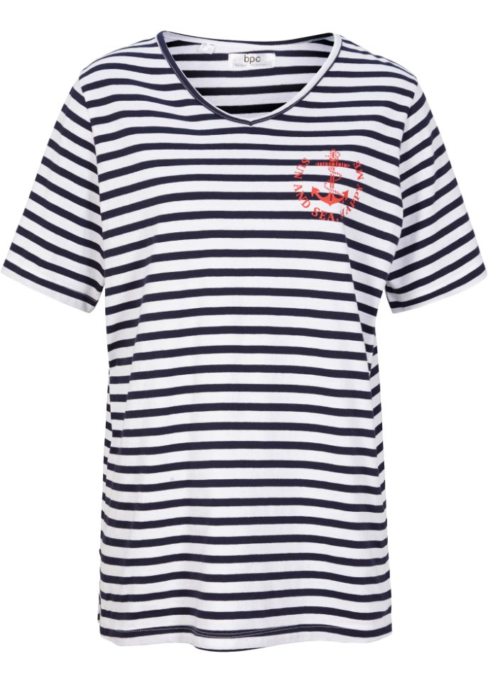 Baumwollshirt, 1/2- Arm