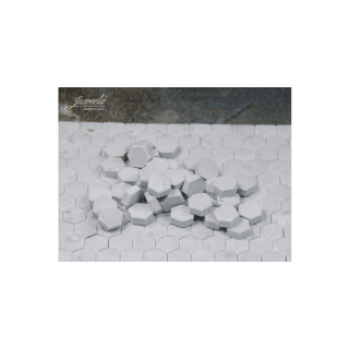 Pflastersteine 6-Eck Hexagonal hell, 270x 1:32 1:35