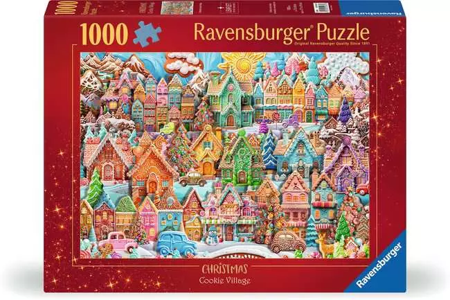 Puzzle 1000 Teile - Christmas Cookie Village