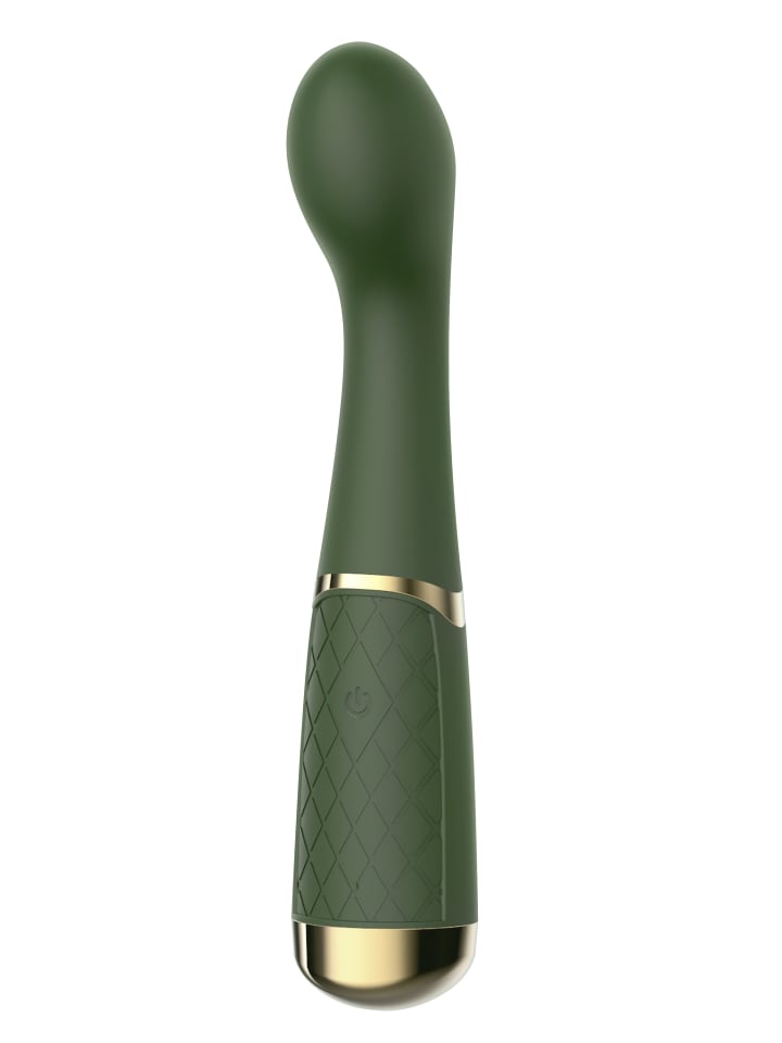Emerald Love G-Punkt Vibrator Luxurious G-Spot Massager in grün günstig kaufen 19,5 cm