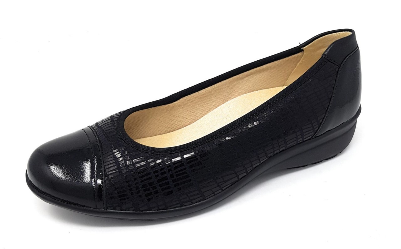 GOLDKRONE Sportliche Slipper schwarz
