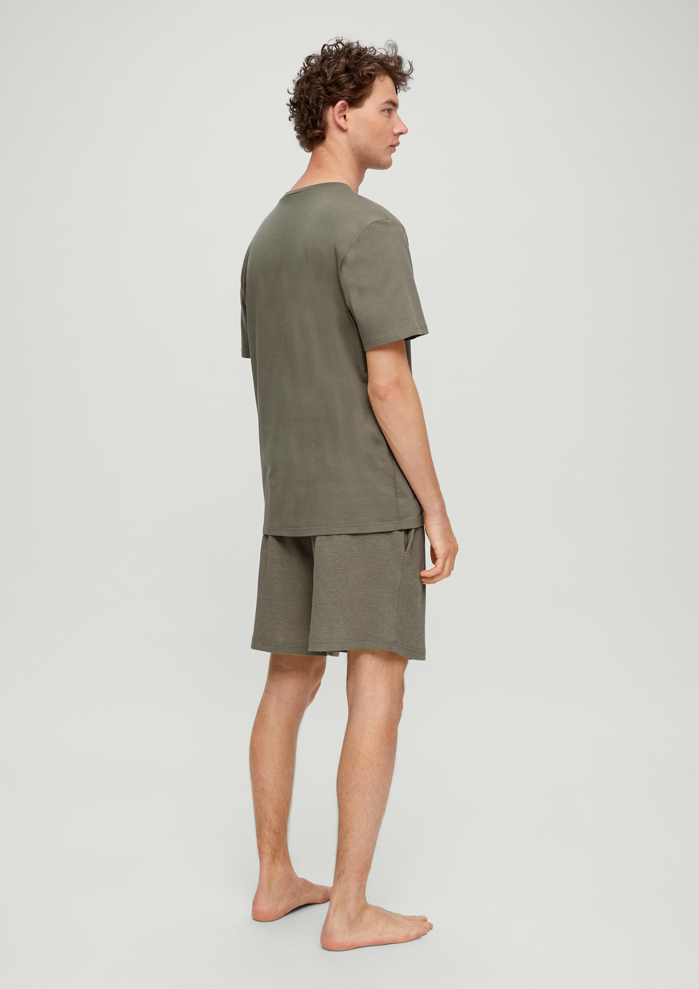 Kurzes Pyjama-Shirt  6008408-7800