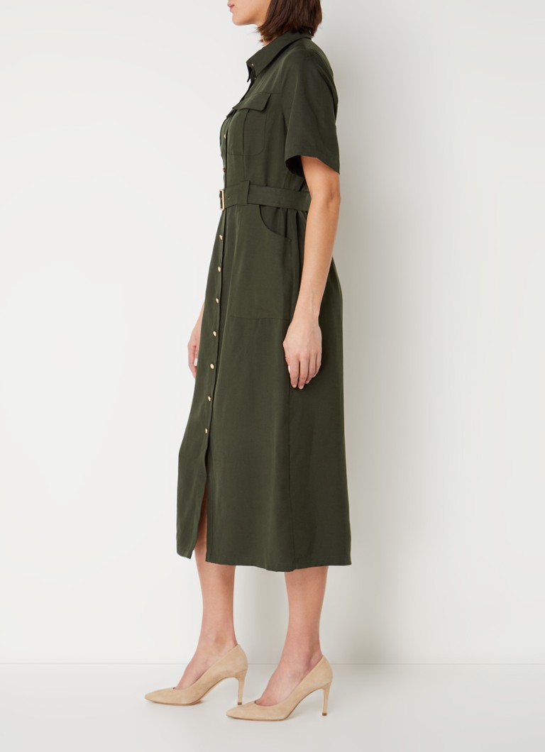 Vestido blusa midi de Phase Eight Willow Lyocell con cinturón