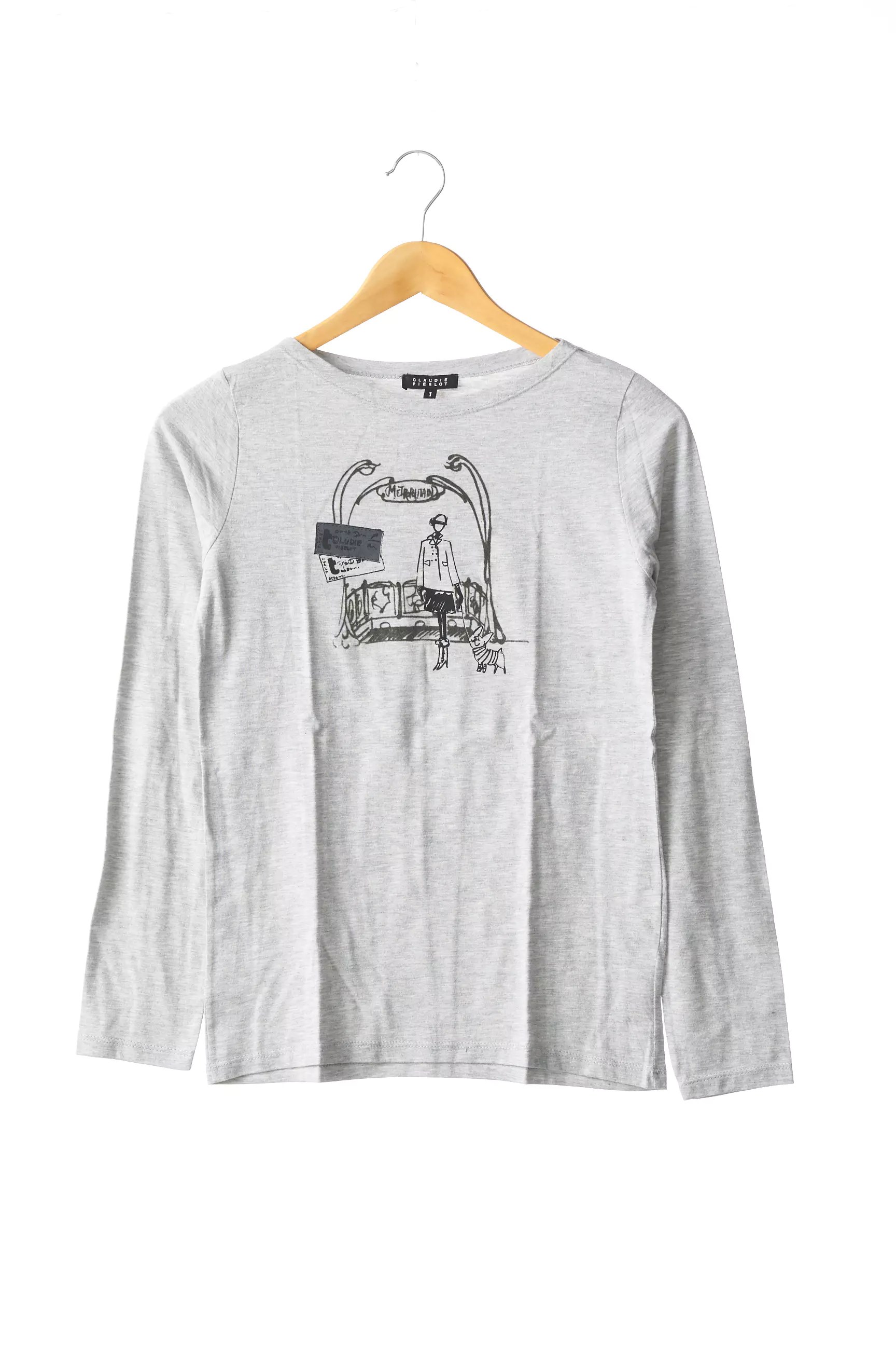 Claudie Pierlot Tshirts Femme couleur gris