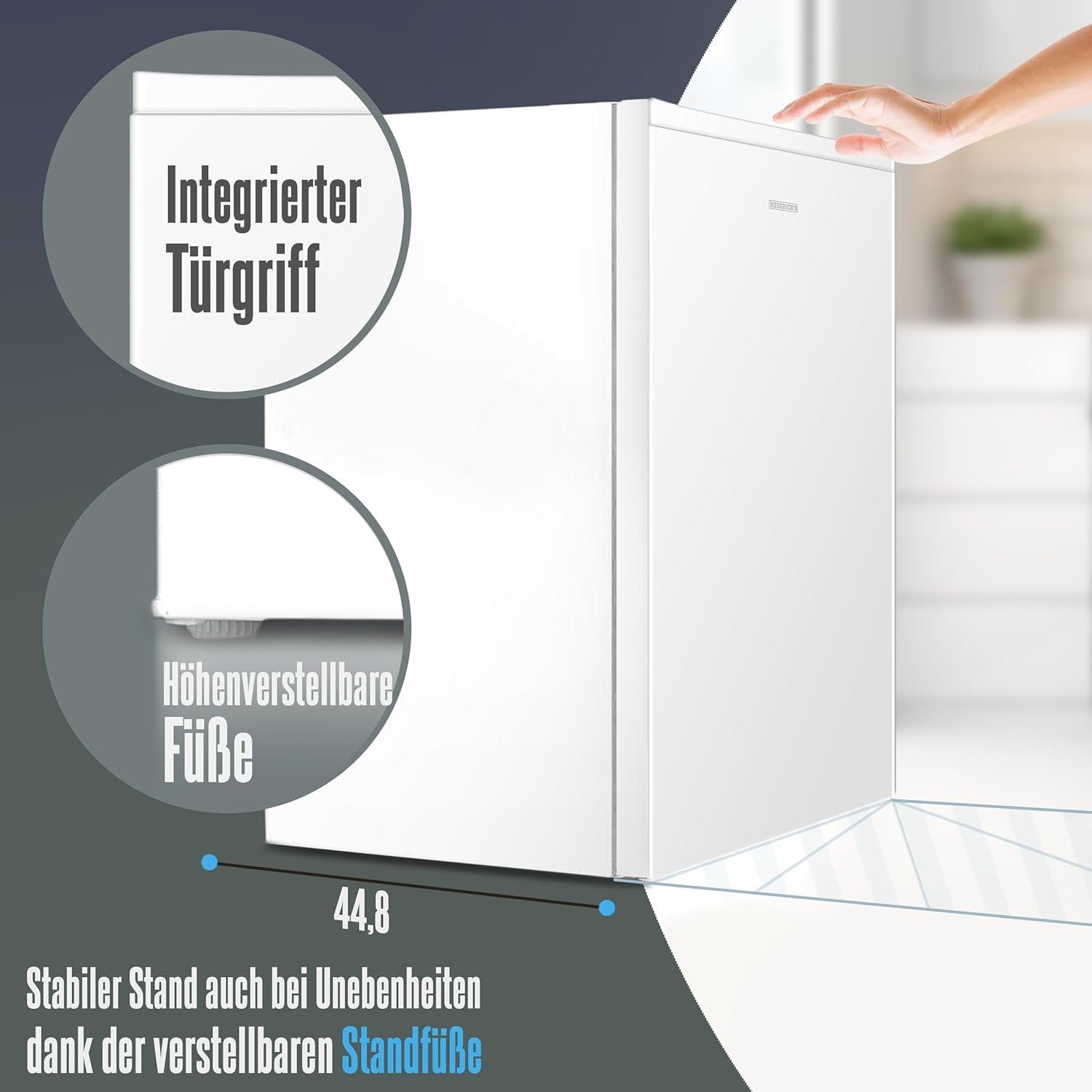 Heinrich´s Getränkekühlschrank HKS 4289 W, 84.5 cm hoch, 57.5 cm breit, Mini Kühlschrank Getränkebar