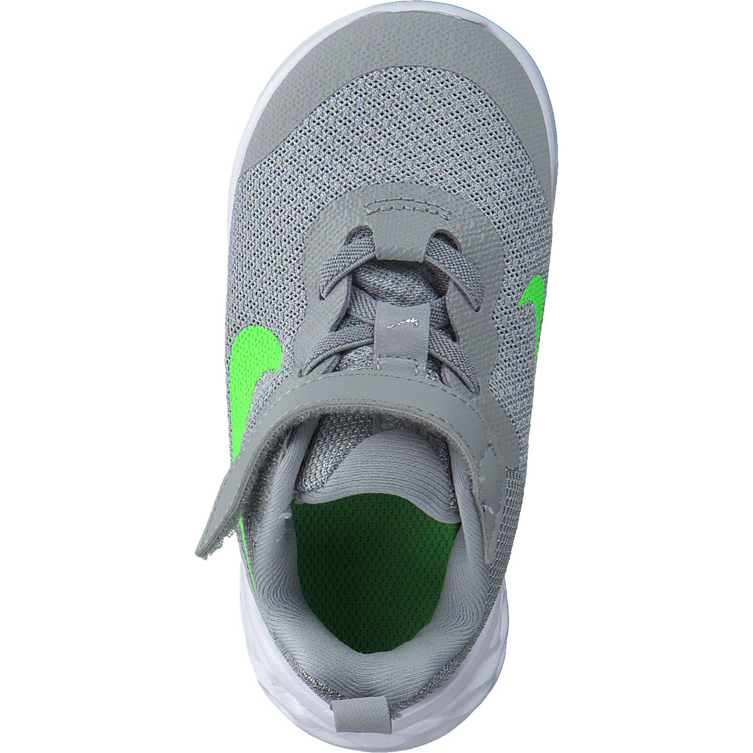 Nike Revolution 6 DD1094 M, Sneakers Low, Kinder, Grau (Hellgrau/Grün)