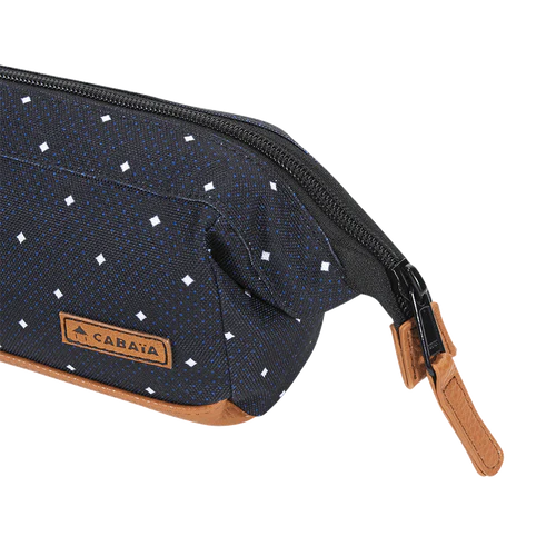 Lombard Street navy blue school pencil case