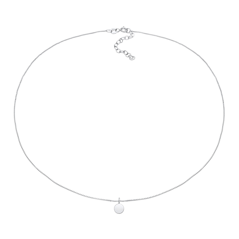 Elli Elli Collier Femmes plaquettes pendentif char basique en argent sterling 925 collier