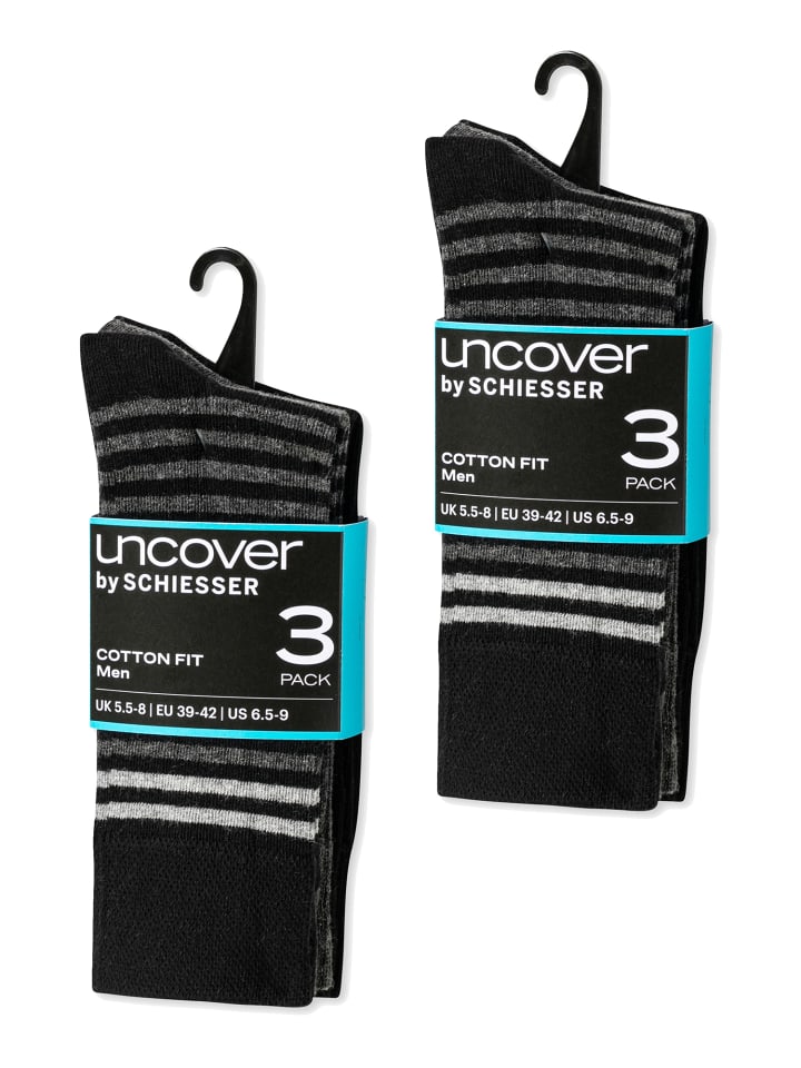 Schiesser Freizeitsocken Uncover in Mehrfarbig günstig kaufen 39-42