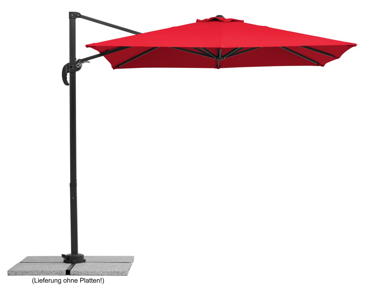 Schneider Schirme Schneider Ampelschirm RHODOS JUNIOR, ca. 230 x 230 cm, rot