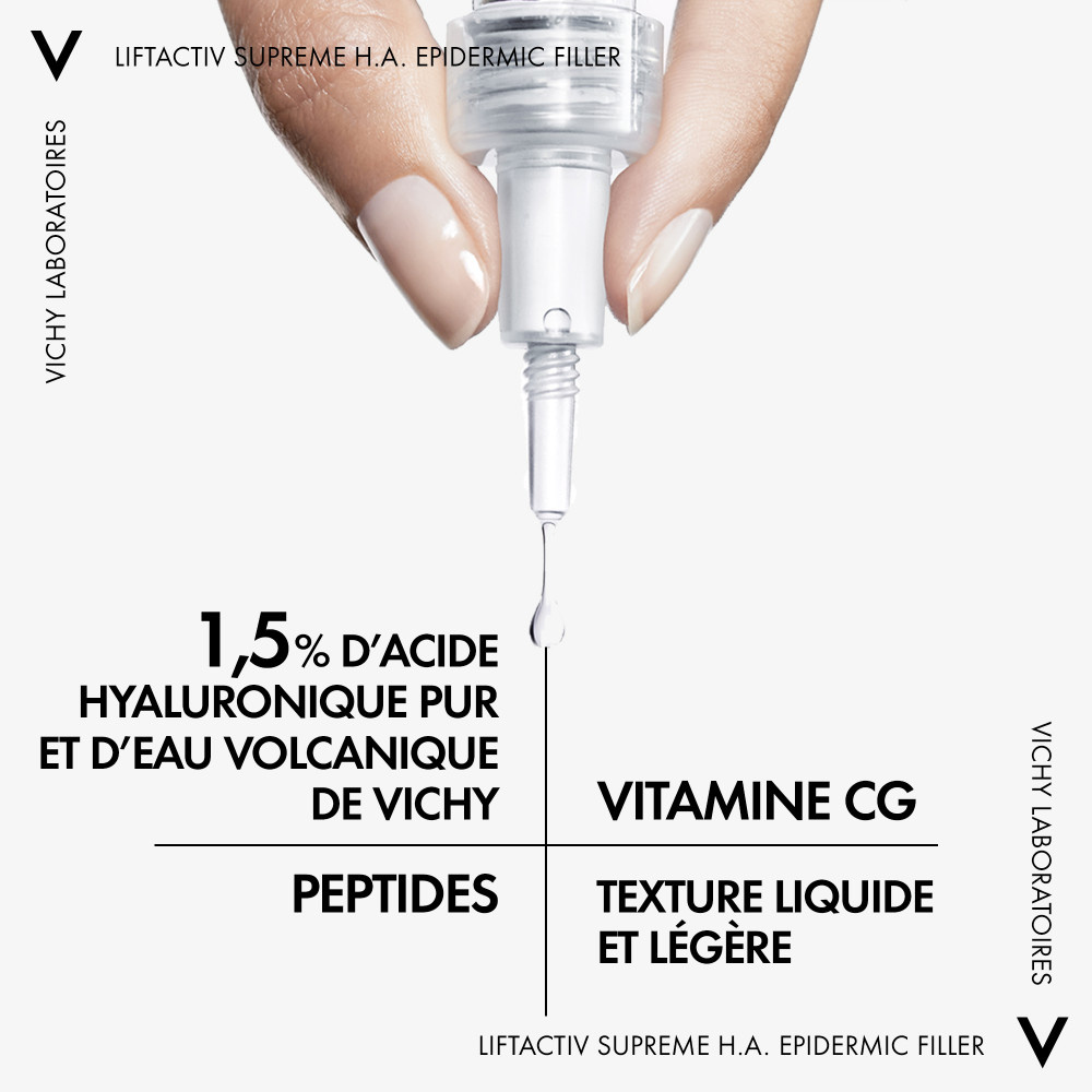 Vichy Liftactiv Supreme Sérum combleur quotidien anti-âge anti-rides à l'acide hyaluronique