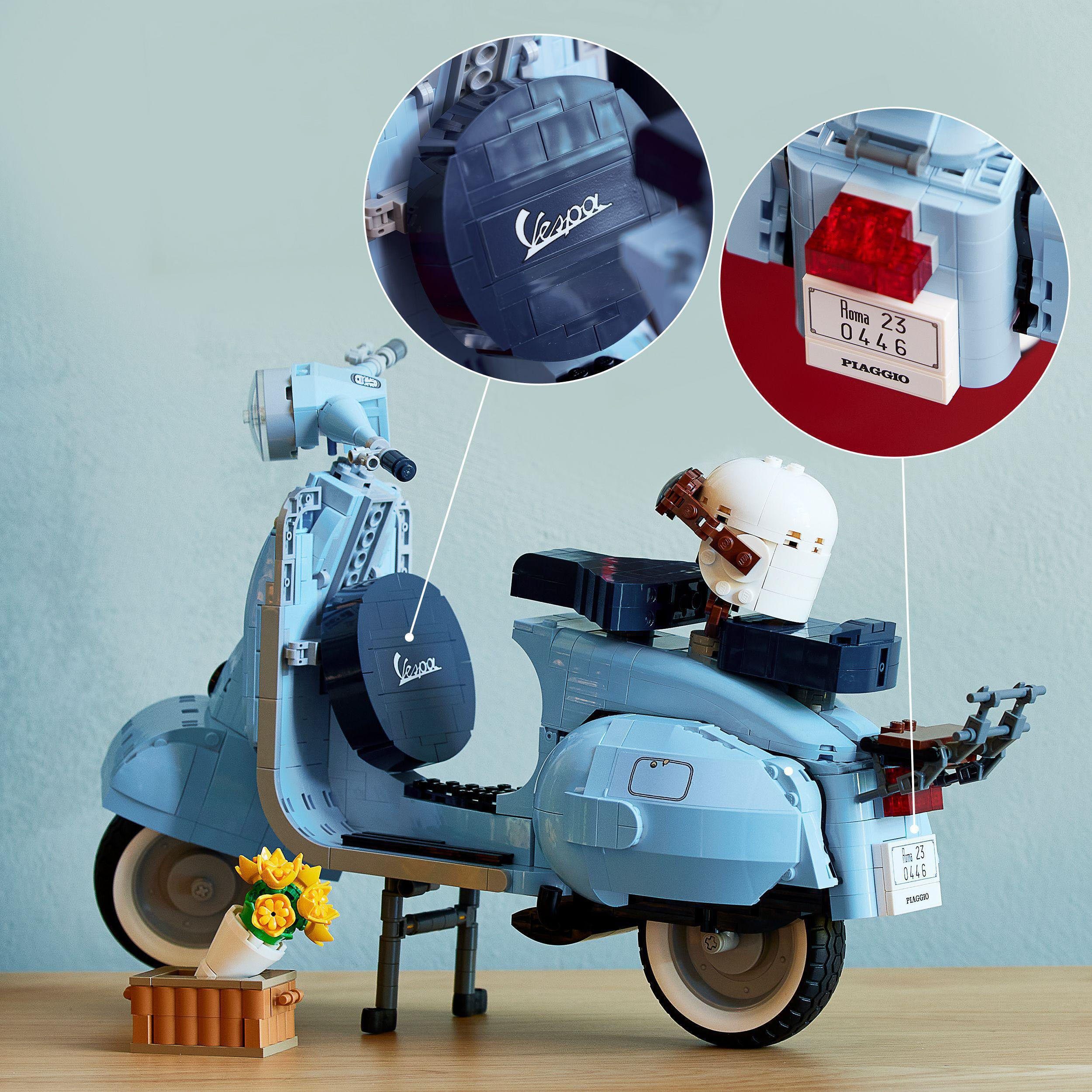 LEGO® Konstruktionsspielsteine Vespa 125 (10298), LEGO® Creator Expert, (1106 St), Made in Europe