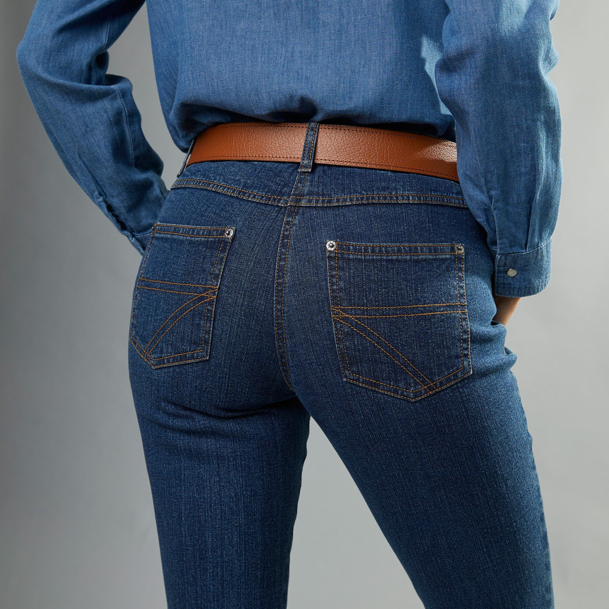Jean coupe droite stretch