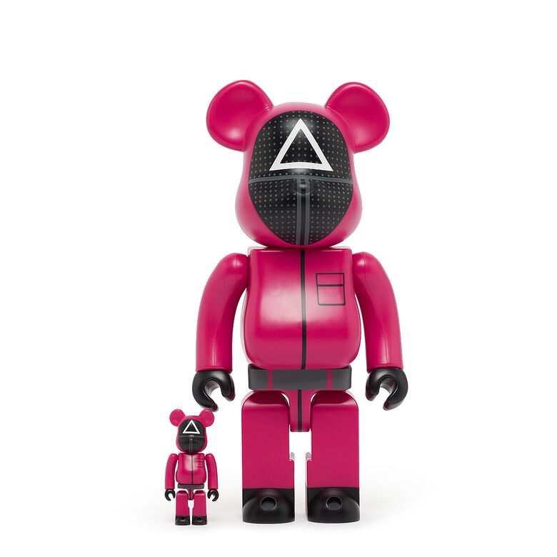 Medicom Bearbrick Squid Game Guard △ 100% & 400% multicolor