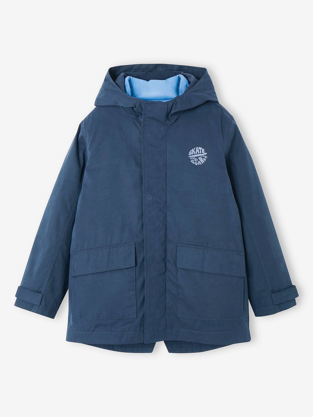Vertbaudet Jungen 3-in-1-Jacke mit Recycling-Polyester - marine