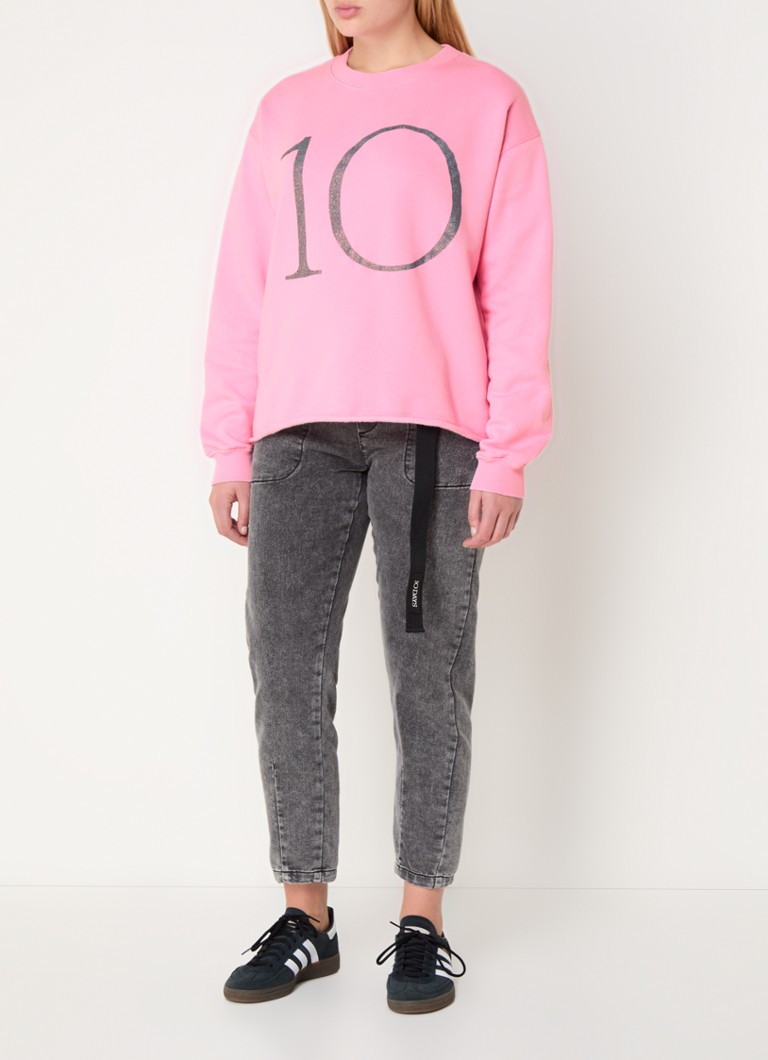 10DAYS Organic cotton sweater with logo