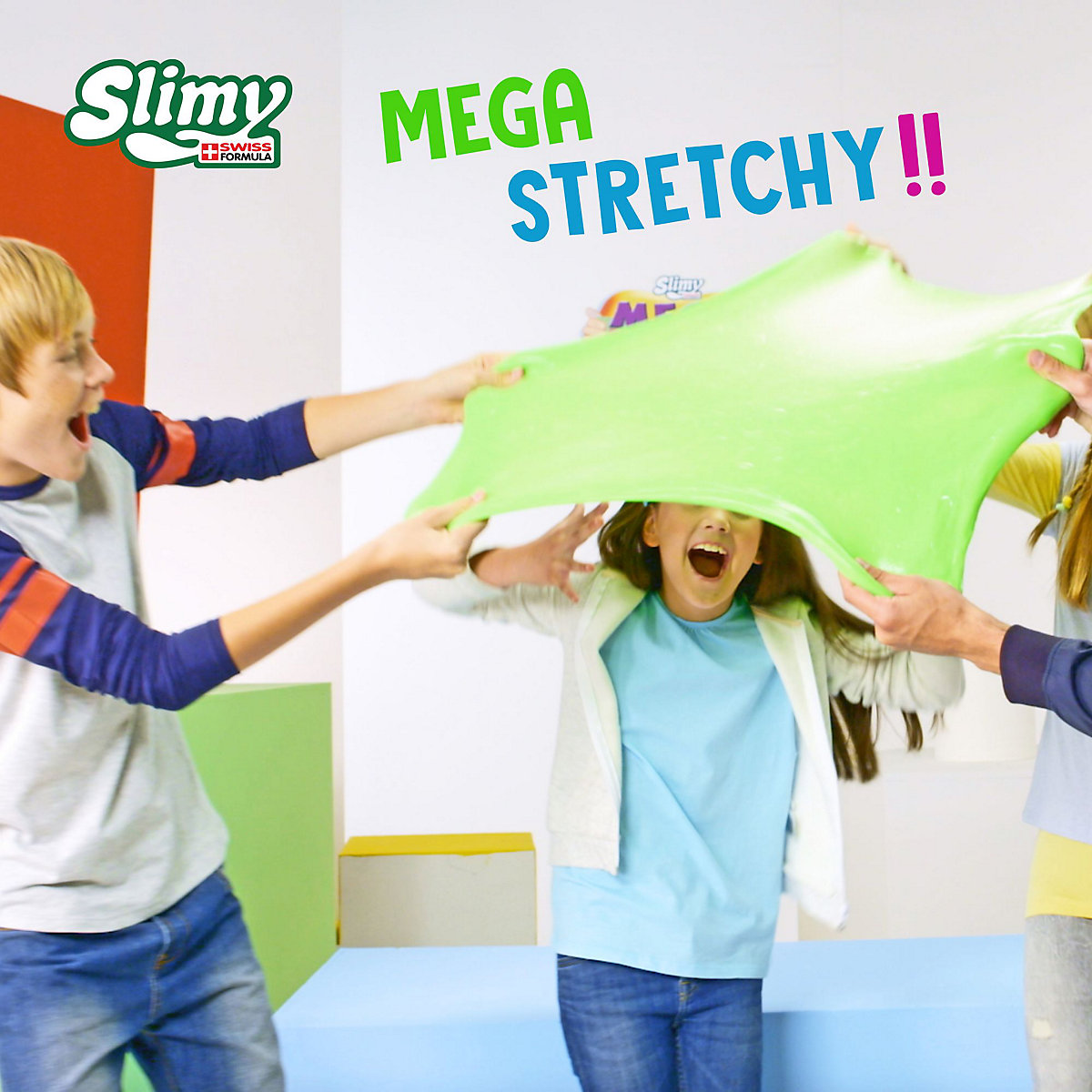 Original SLIMY® Mega Stretchy 500g - extrem dehnbarer Schleim in der Geschenkbox