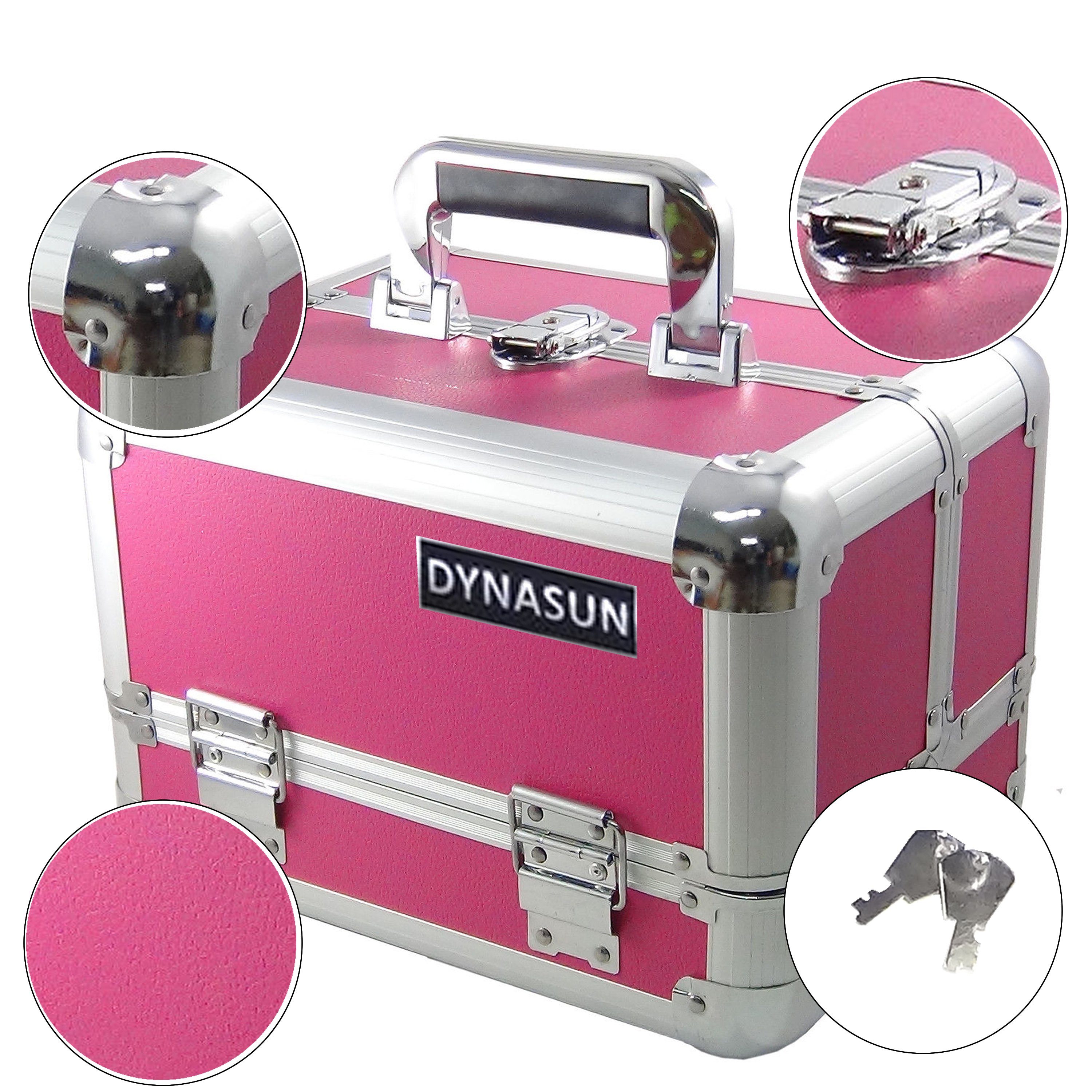 Dynasun Beautycase BS35 XXL Fucsia (1-tlg), ALU Design Beautycase Schminkkoffer Kosmetikkoffer