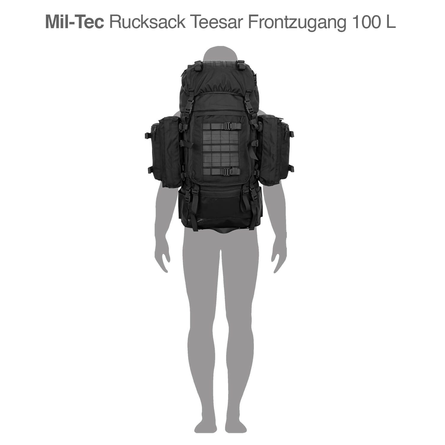 Rucksack Teesar mit Frontzugang 100 Liter