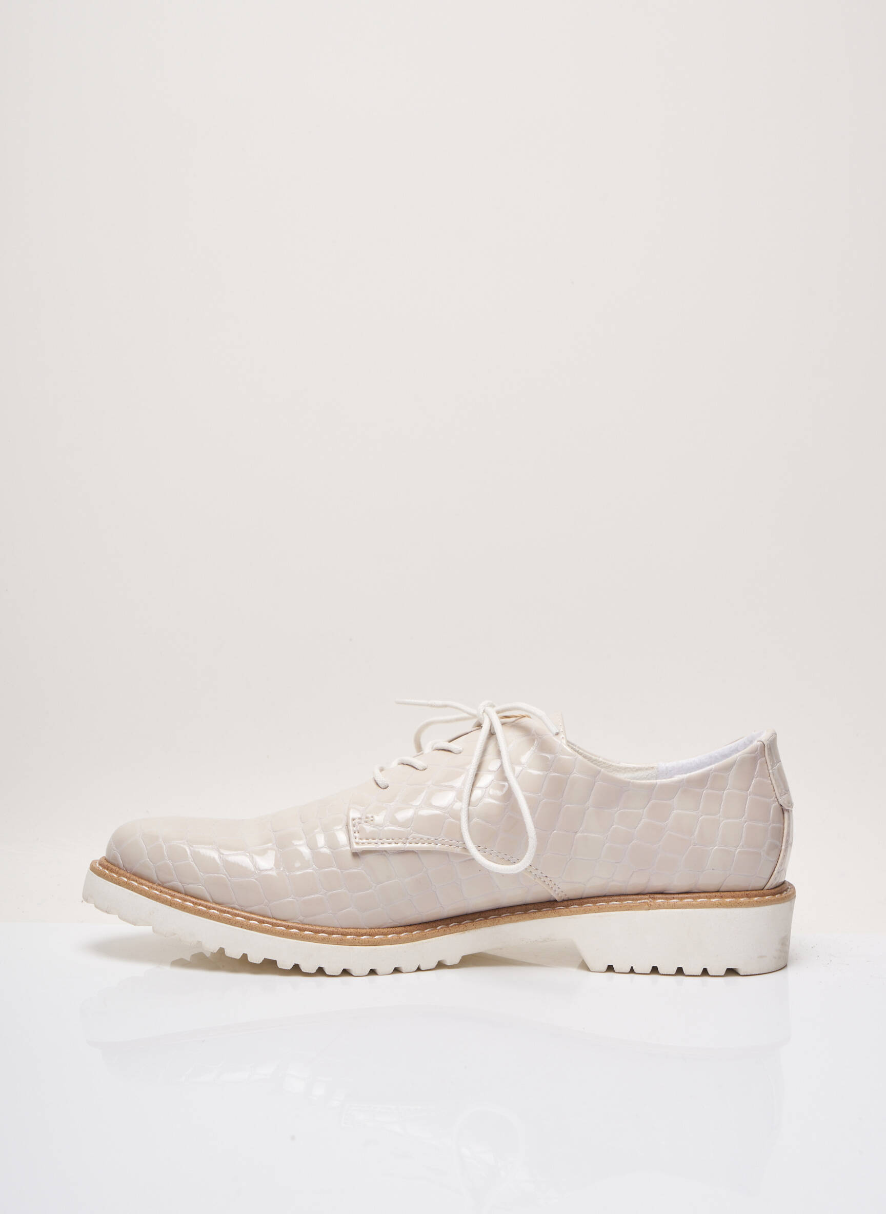 Marco Tozzi Derby Femme couleur beige