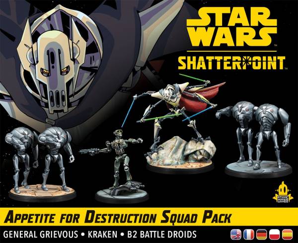 Star Wars: Shatterpoint - Appetite for Destruction Squad Pack („Hunger auf Zerstörung“) (Erw.)