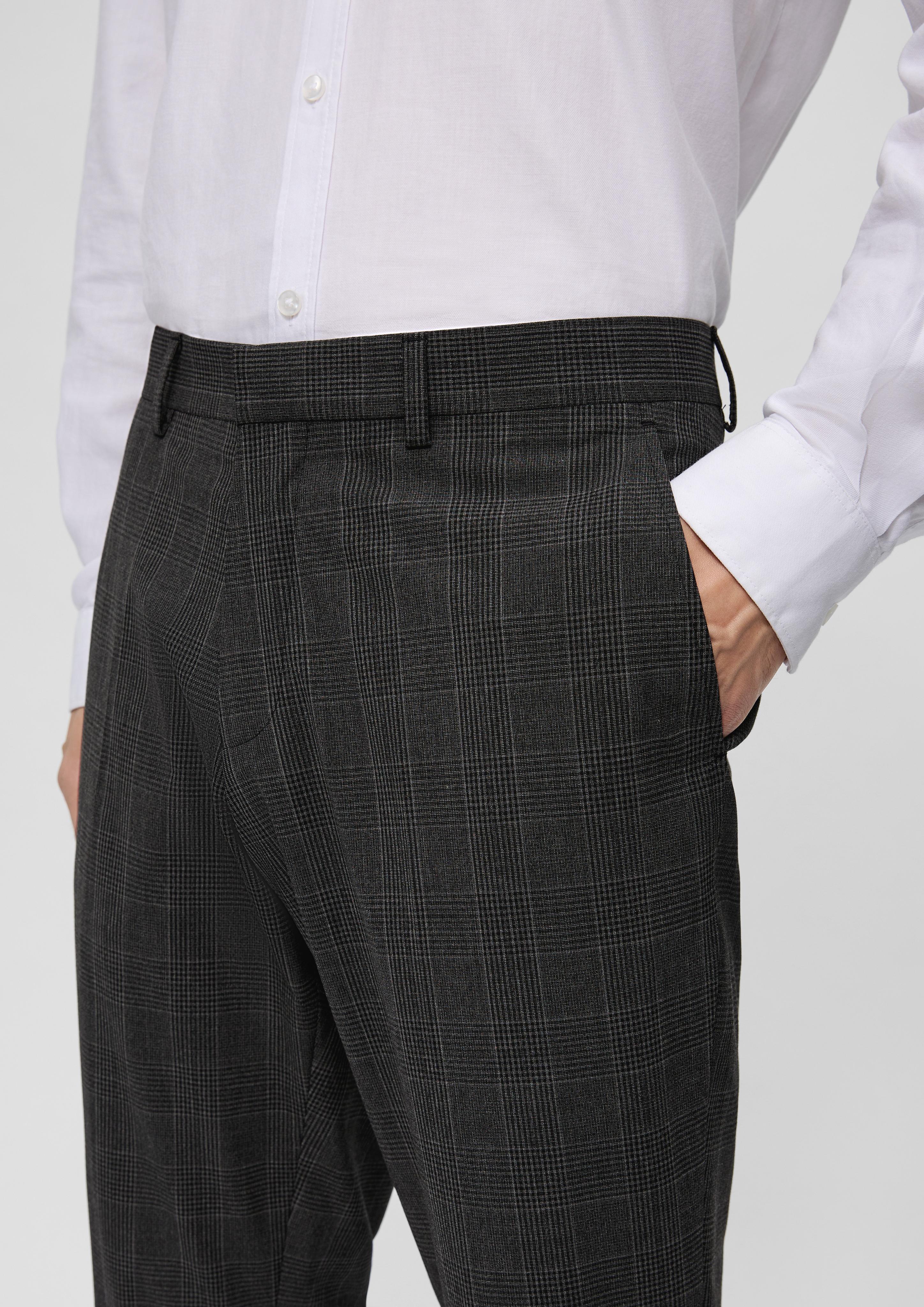 Slim: Hose aus Viskosemix  2137146-98N3