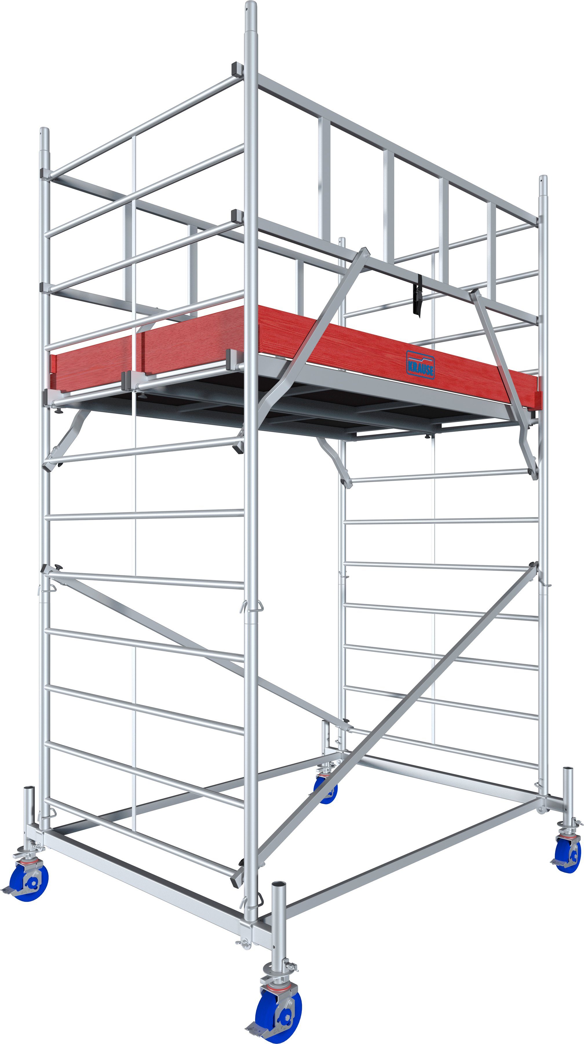 KRAUSE Fahrgerüst ProTec XXL Breitaufbau, (Set), Arbeitshöhe: 4,3 Meter