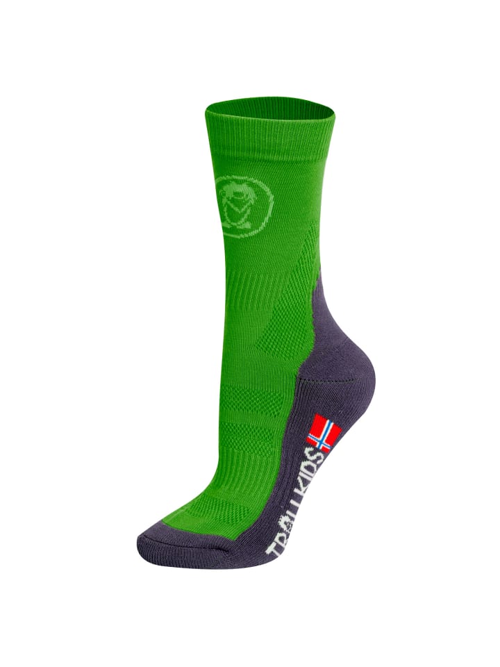 Trollkids Wandersocken Mid Cut II in viper green günstig kaufen 26