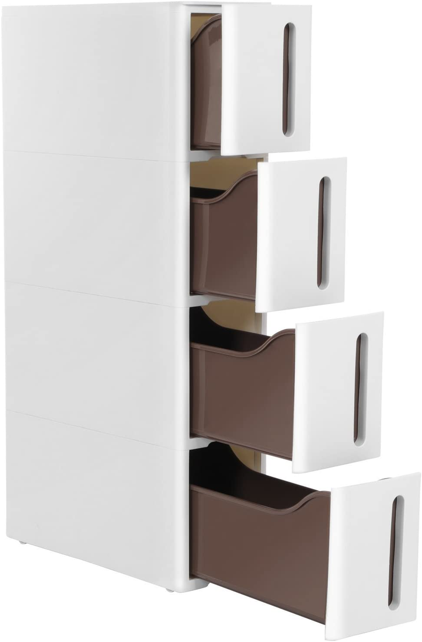 Songmics Küchenregal, 45x17x84cm, Weiß