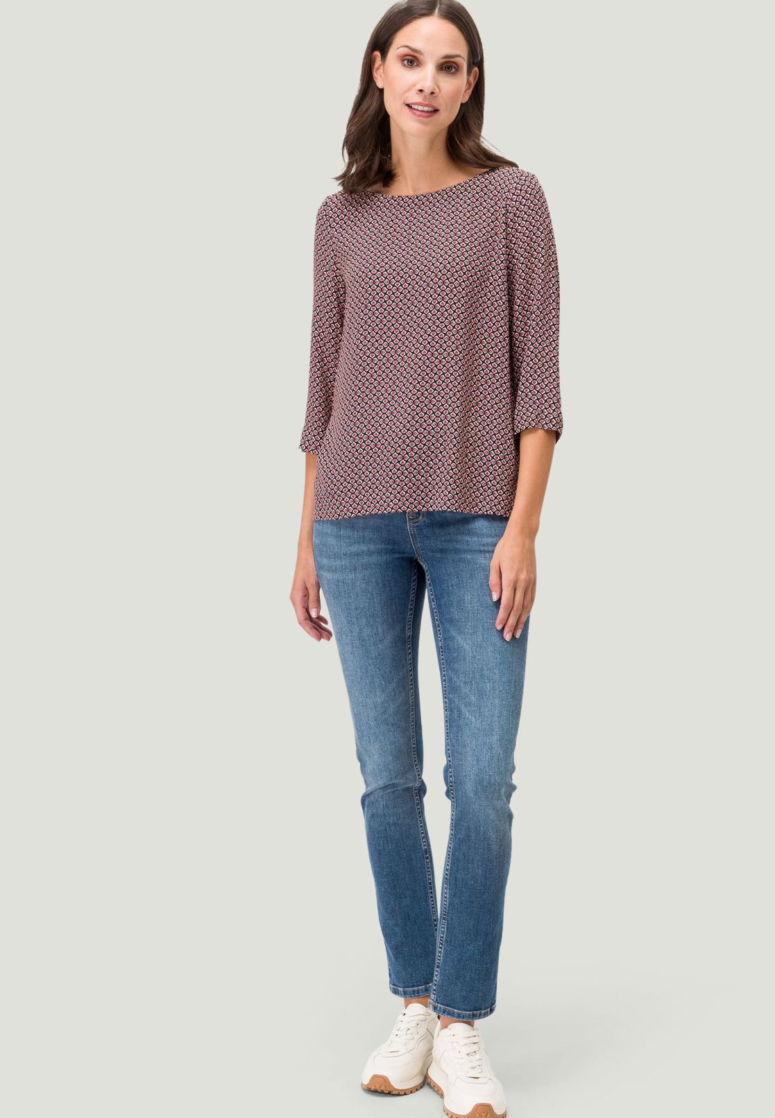 Viskosebluse mit Print
