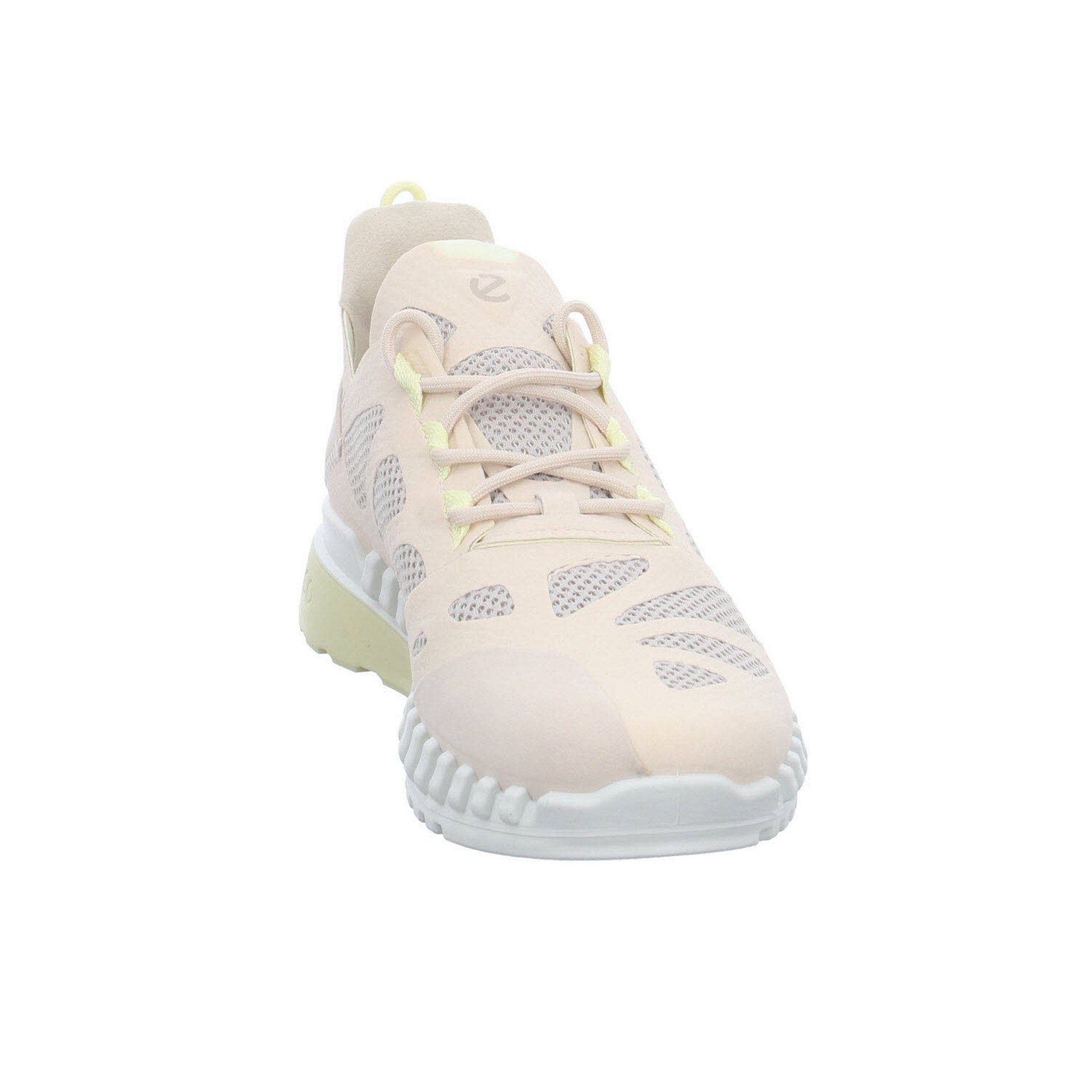 Ecco Damen Sneaker Schuhe Zipflex Sneaker Schnürschuh Leder-/Textilkombination