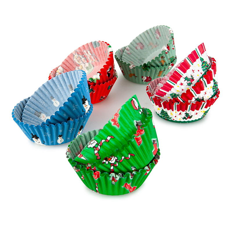 Cuisine Muffinsform 50-pk Med julemotiv