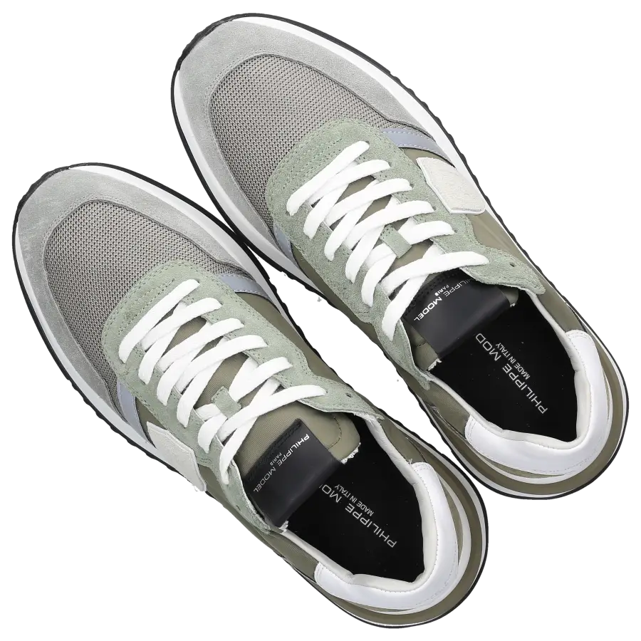 Philippe Model - Sneaker low TROPEZ 2.1 Veloursleder Textil - grün