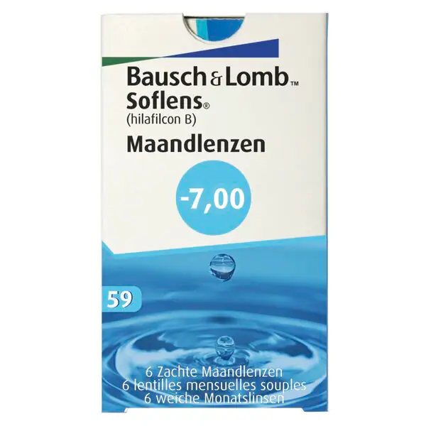 Bausch & Lomb -7.00 havi kontaktlencse orvostechnikai eszköz - 6 darab