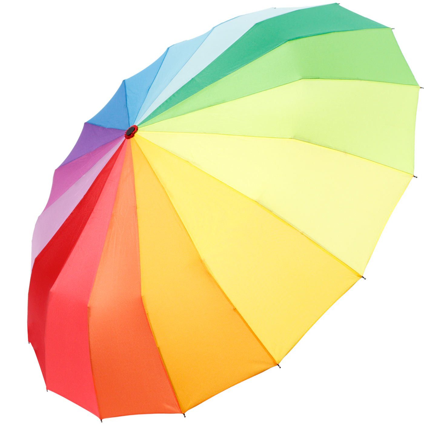 iX-brella Taschenregenschirm Mini mit 16 Streben extra stabil und farbenfroh, farbenfroh