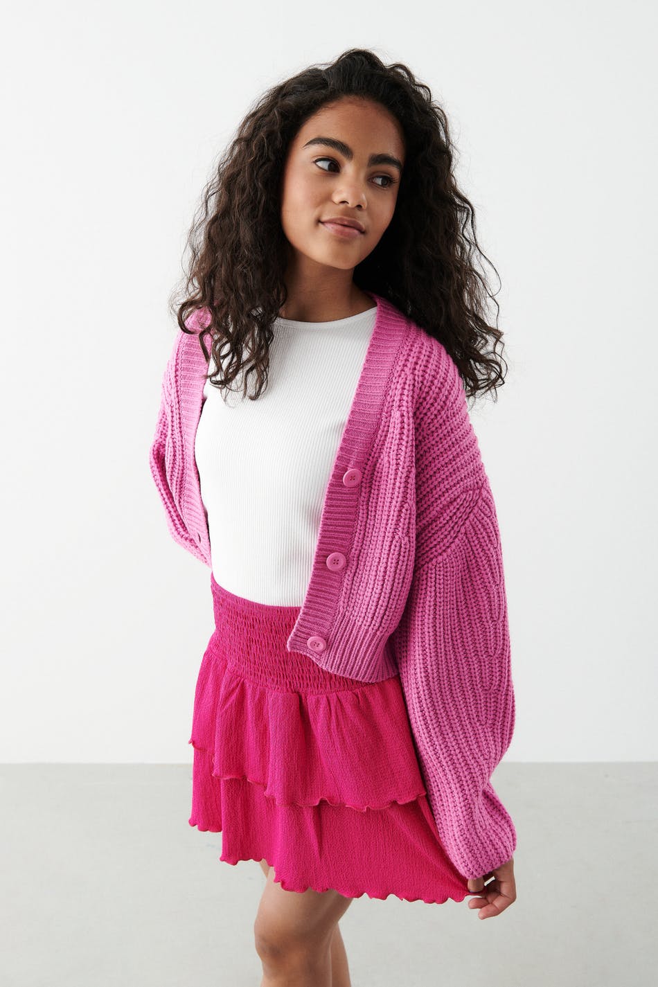 Y soft frill skirt