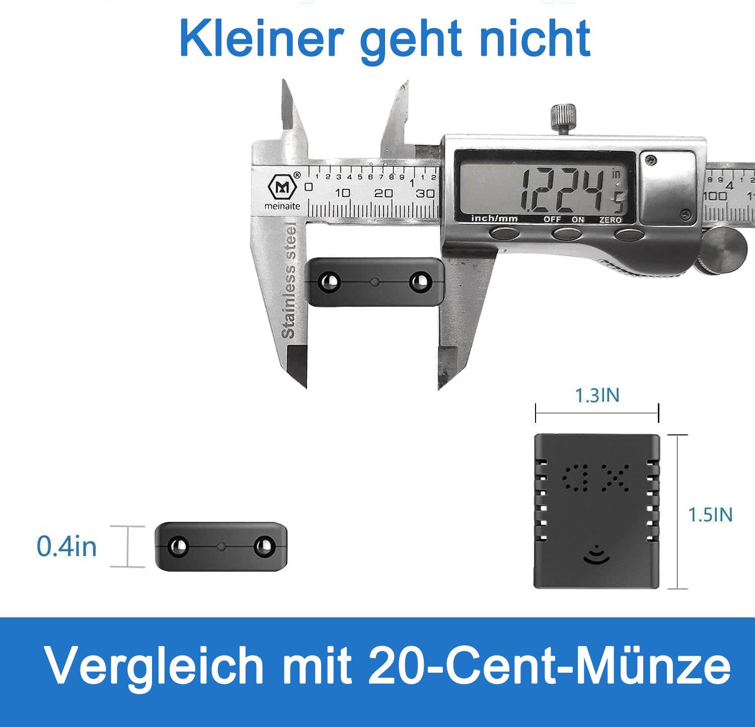 FeelGlad Tarnung -Weitwinkel-Kamera Überwachungskamera (1-tlg., Weitwinkel)