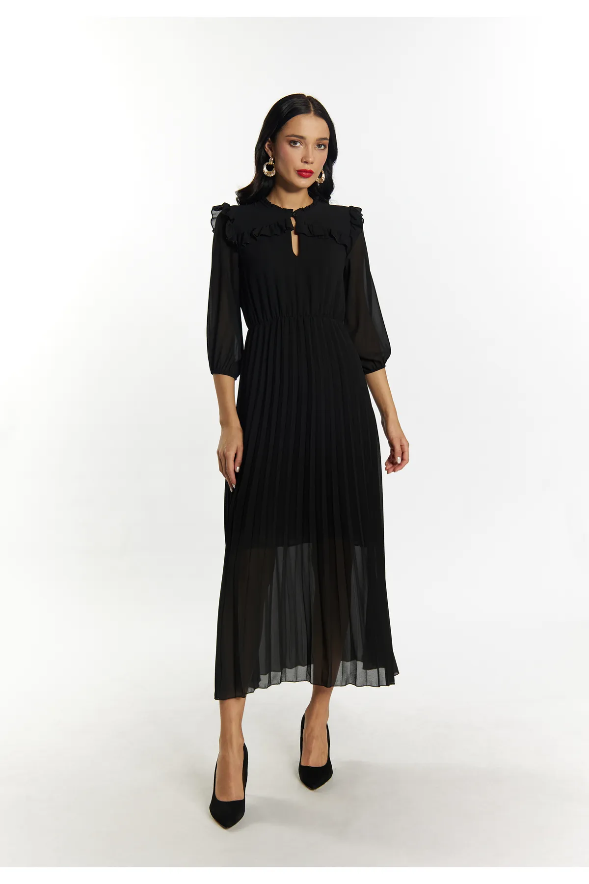 Faina  Kleid - Schwarz - Basic