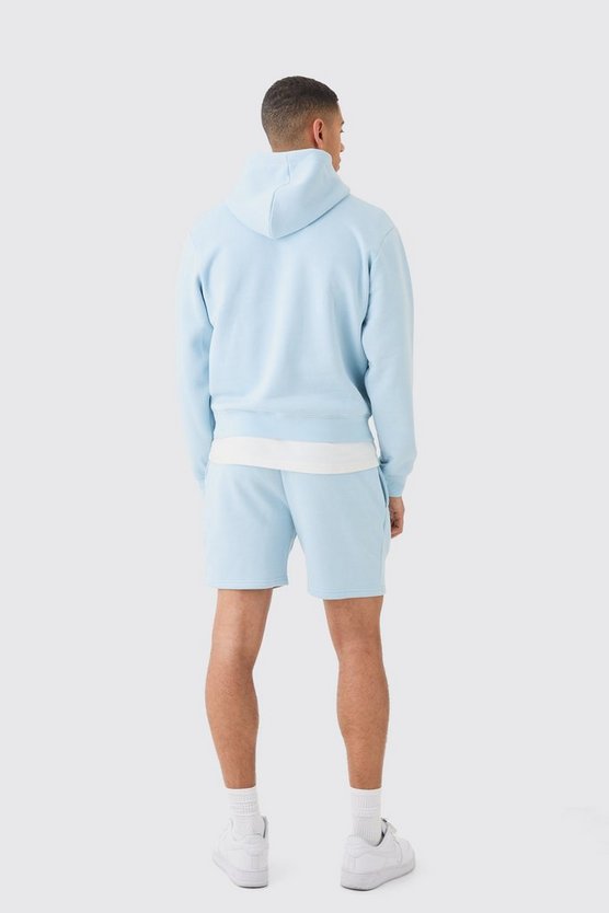 Kurzer kastiger Man Hoodie-Trainingsanzug
