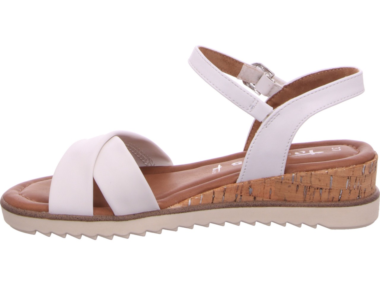 TAMARIS Klassische Sandalen weiss
