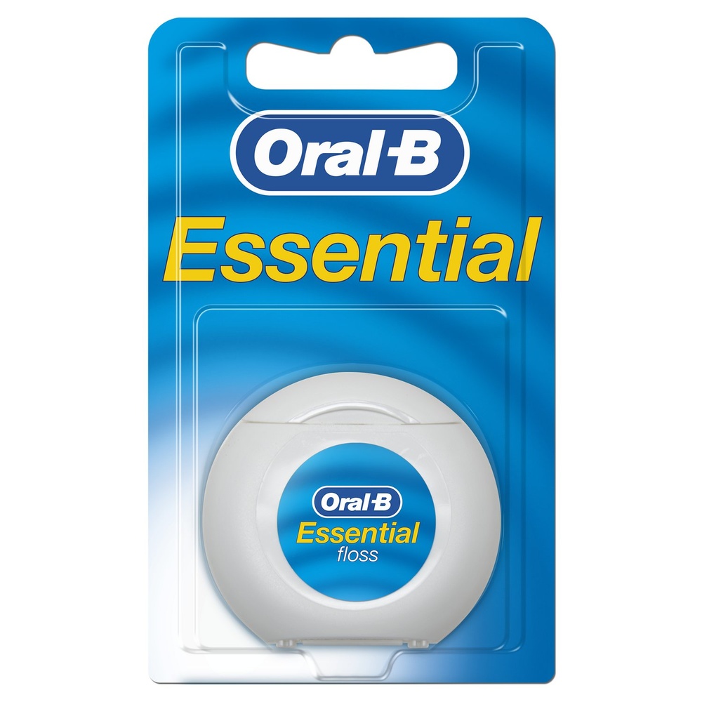 oral-b Oral-B Essential Floss Fil dentaire Ciré mentholé 50m Fil Dentaire