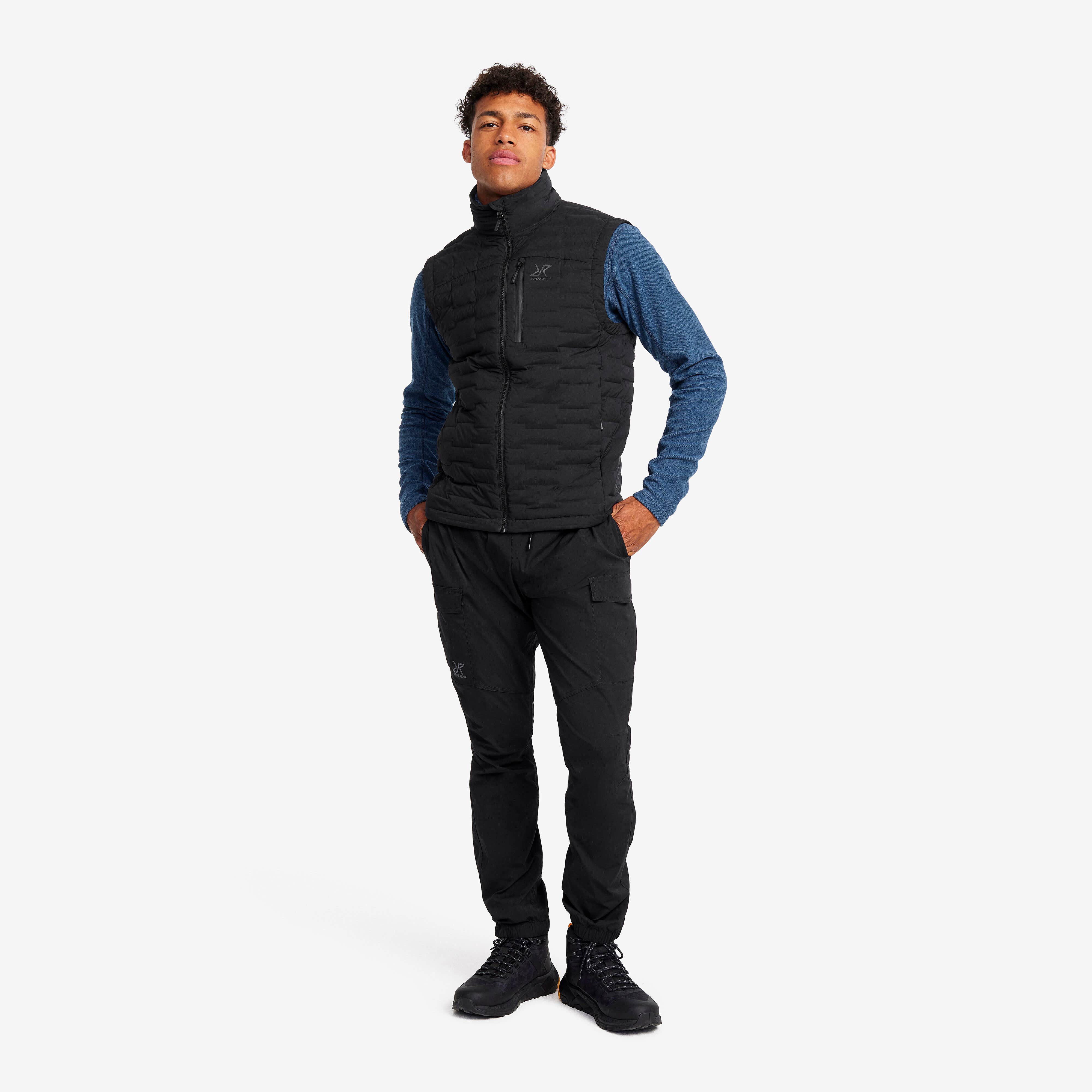 Flex Stretch Down Vest Homme Black