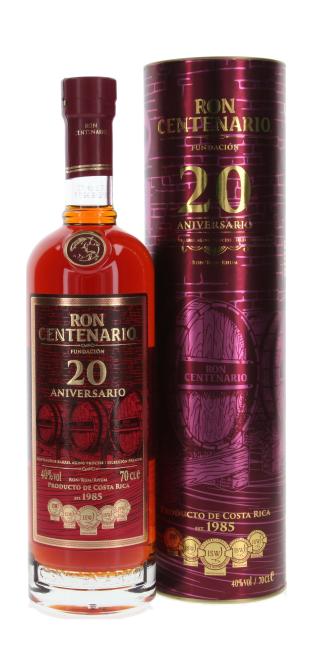 Ron Centenario Fundación 20 Aniversario 0,7 l·40 % vol