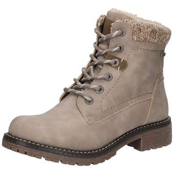 Puccetti Schnür Boots in beige