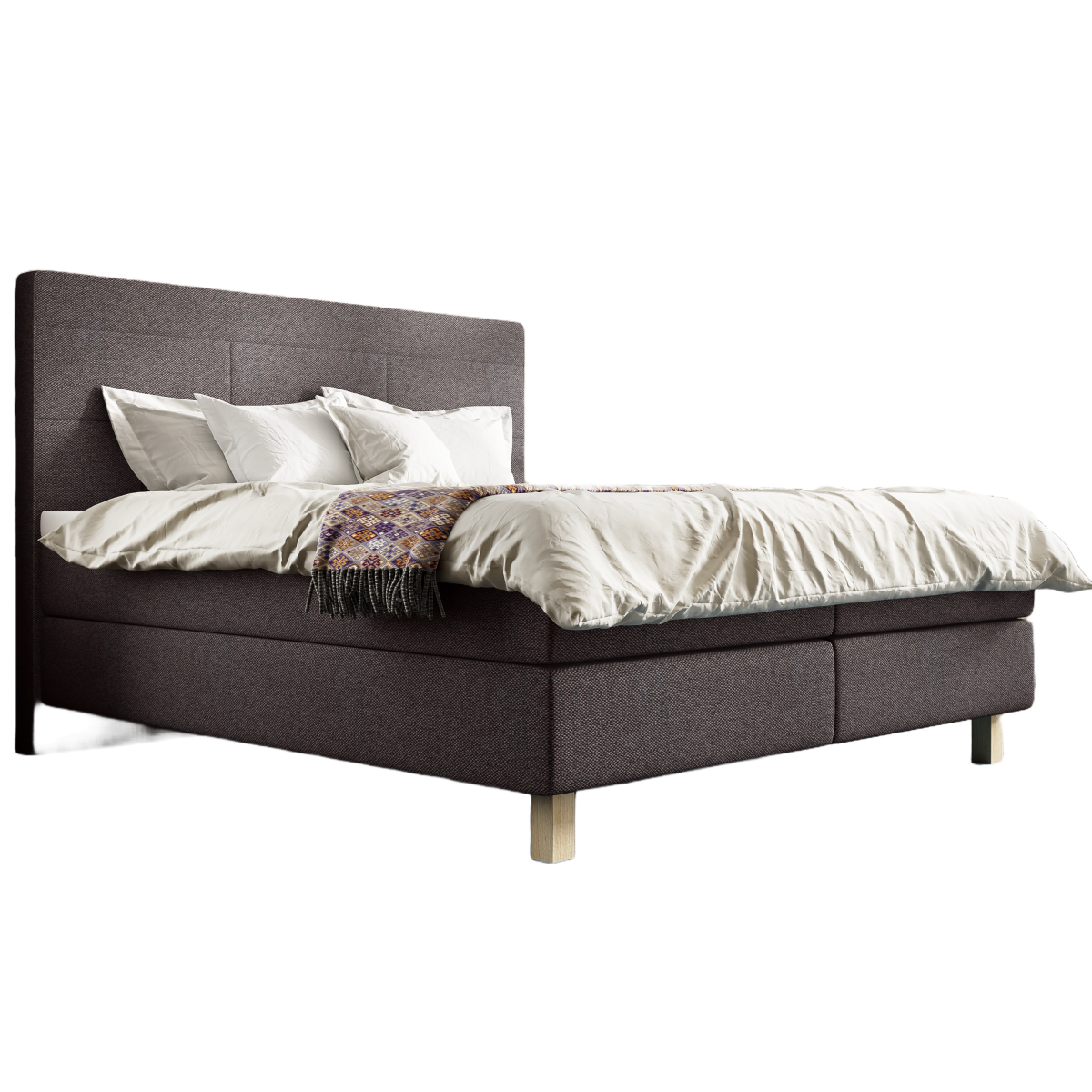 Schlaraffia Boxspringbett Verdi VZ Anthrazit 180 x 200 cm