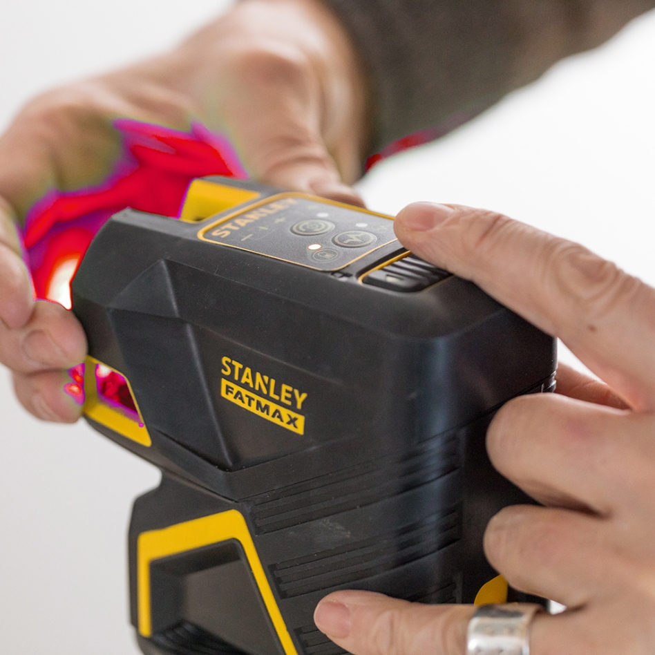 Stanley FMHT1-77414 FatMax Krydslinje + 2-punktslaser RØD