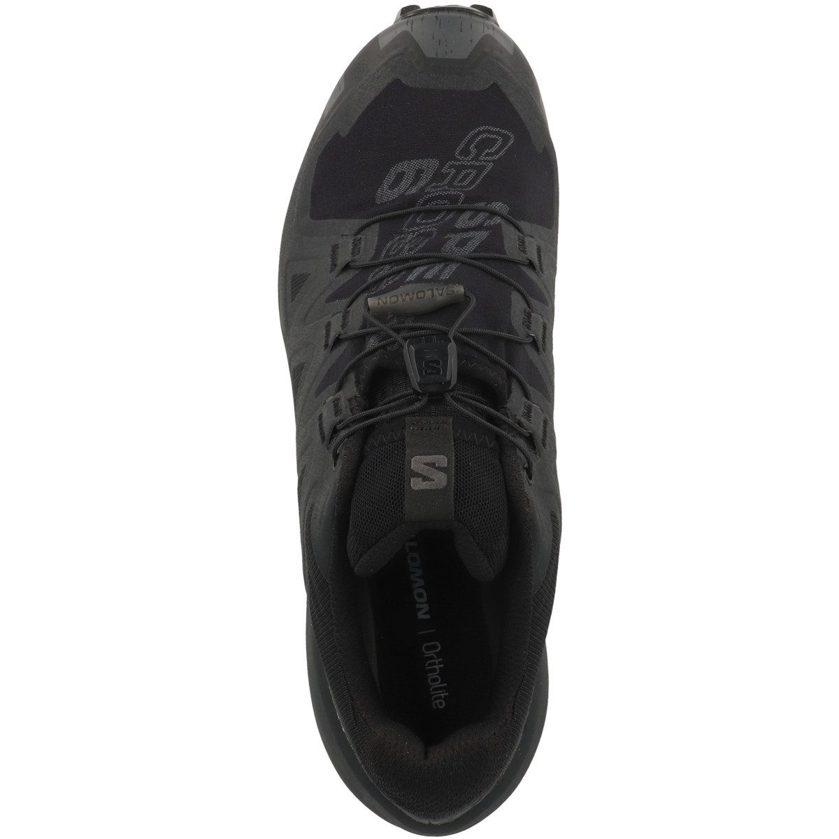 Salomon Speedcross 6 Wide Herren Laufschuh Zuglasche an Zunge und Ferse